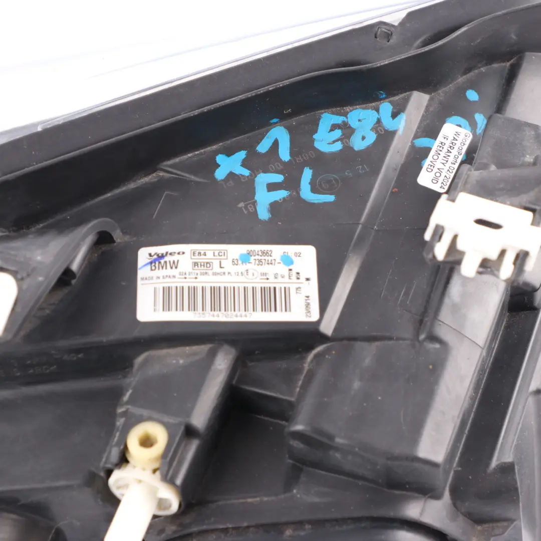 Headlight Headlamp Lamp Light Front Left N/S to BMW X1 E84 with Part number 7357447 BMW X1 E84 Headlight Headlamp Lamp Light Front Left N/S - SKU rhd-7357447 - Part number 7357447