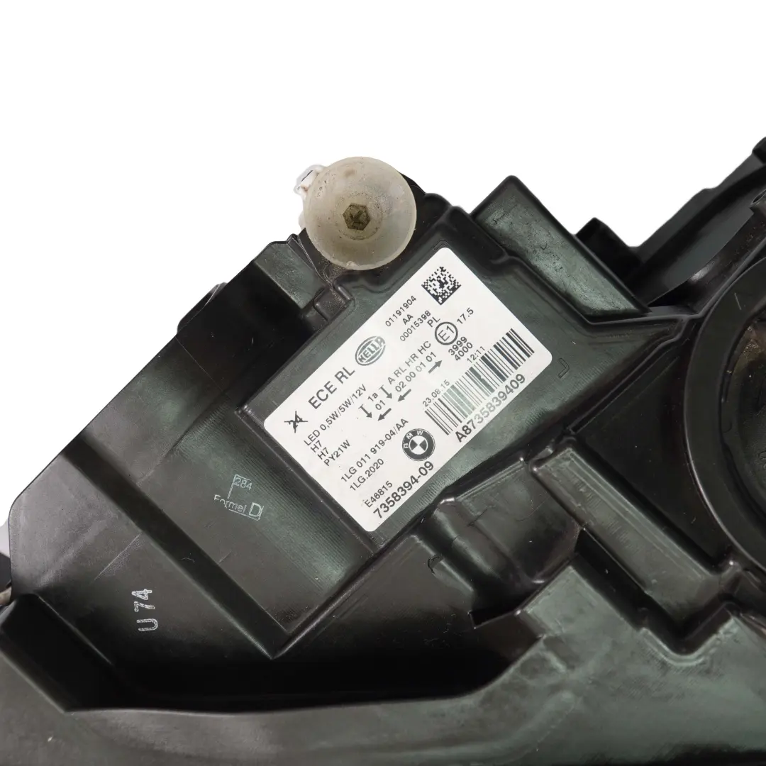 BMW F20 F21 LCI Headlight Halogen Light Lamp Front Right O/S Driver - SKU rhd-7358394 - Part number 7358394