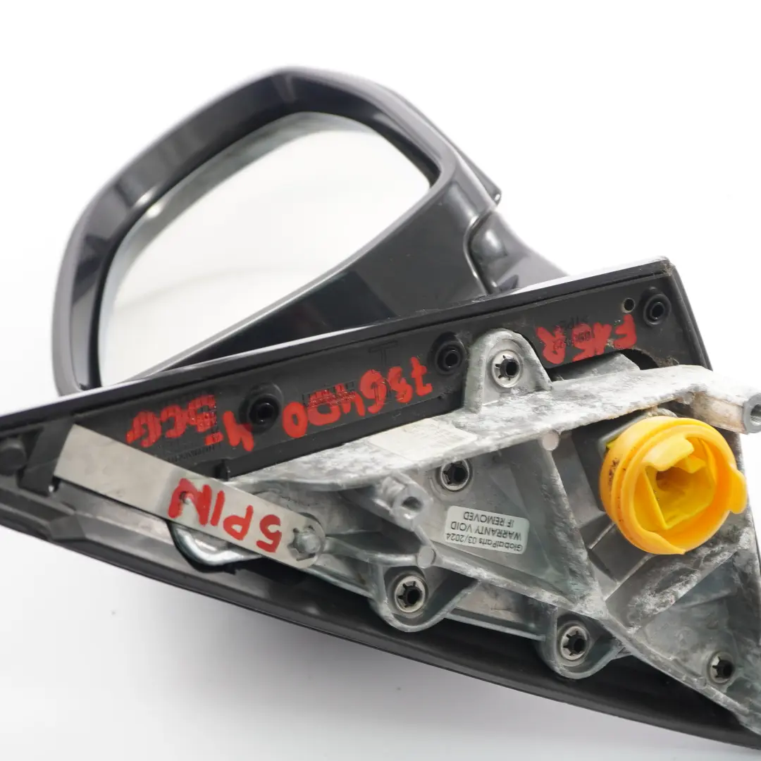 Wing Mirror Auto Dip Heated Door Right O/S High Gloss Space Grey A52 to BMW X5 F15 with Part number 7364004 BMW X5 F15 Wing Mirror Auto Dip Heated Door Right O/S High Gloss Space Grey A52 - SKU rhd-7364004-SCG - Part number 7364004