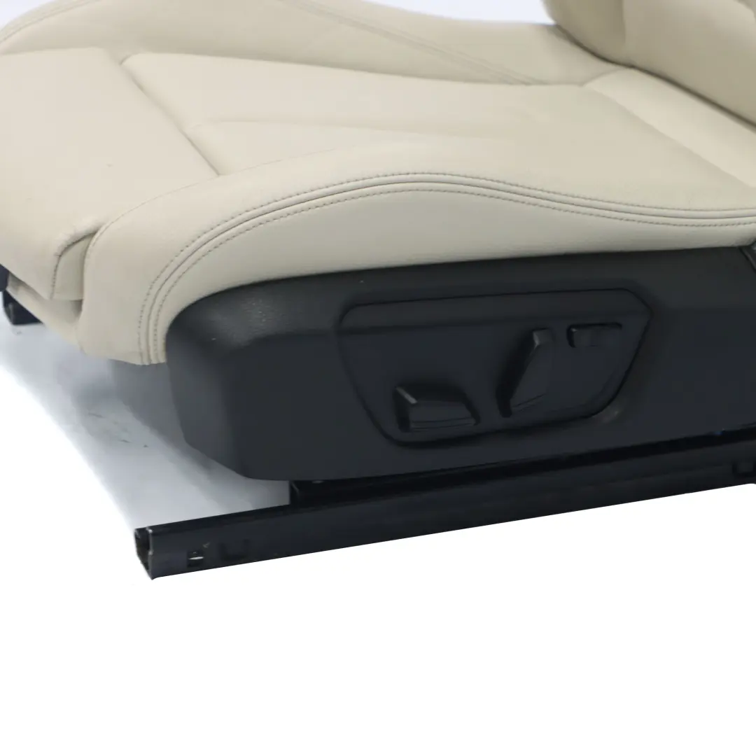  Front Seat BMW F36 M Sport Heated Memory Left N/S Leather Dakota Elfenbein Weiss - SKU rhd-7369309-2 - Part number 7369309