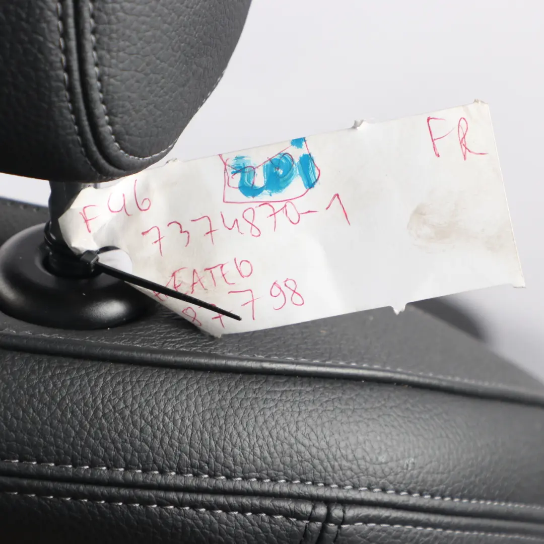 Front Right O/S Heated Seat Leather Dakota Ventilated Black Memory to BMW F46 with Part number 7374870 BMW F46 Front Right O/S Heated Seat Leather Dakota Ventilated Black Memory - SKU rhd-7374870-1 - Part number 7374870