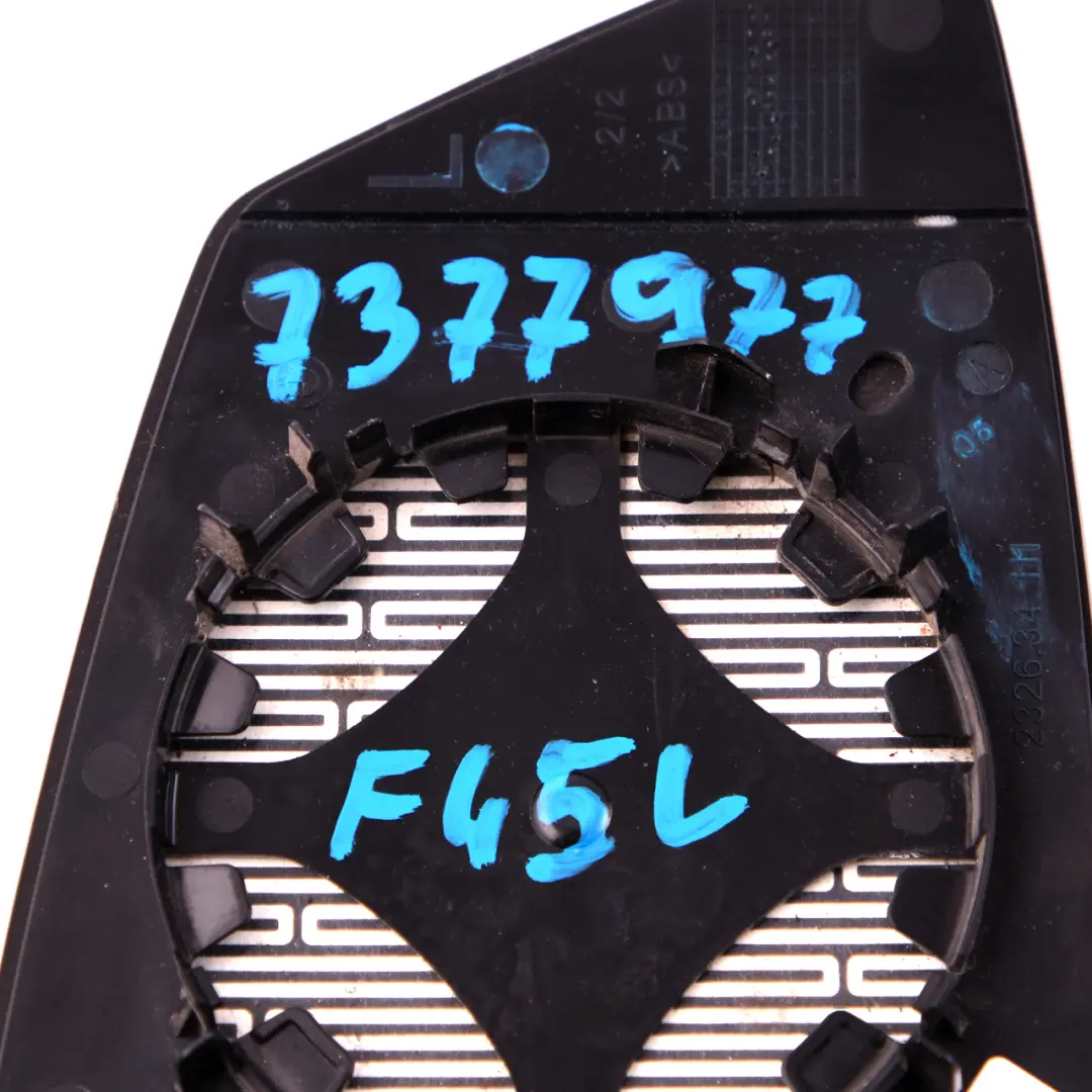 Wing Mirror Heated Glass Convex Left N/S to BMW X1 2 Series F48 F45 F46 with Part number 7377977 BMW X1 2 Series F48 F45 F46 Wing Mirror Heated Glass Convex Left N/S - SKU rhd-7377977 - Part number 7377977