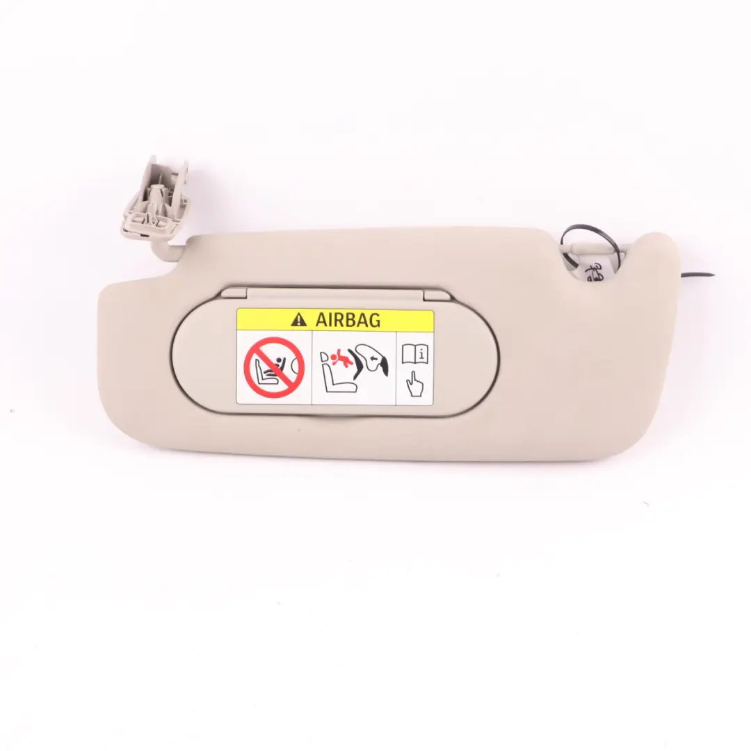 Visiera parasole etichetta specchio sinistro SATELLITE GREY per Mini Cooper F55 F56 con numero di parte 7382101 Mini Cooper F55 F56 Visiera parasole etichetta specchio sinistro SATELLITE GREY - SKU rhd-7382101 - Numero di parte 7382101