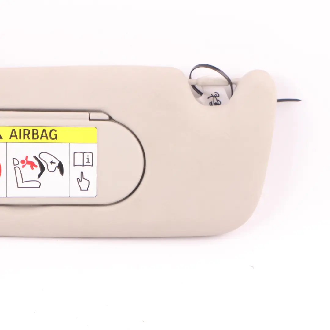 Visiera parasole etichetta specchio sinistro SATELLITE GREY per Mini Cooper F55 F56 con numero di parte 7382101 Mini Cooper F55 F56 Visiera parasole etichetta specchio sinistro SATELLITE GREY - SKU rhd-7382101 - Numero di parte 7382101