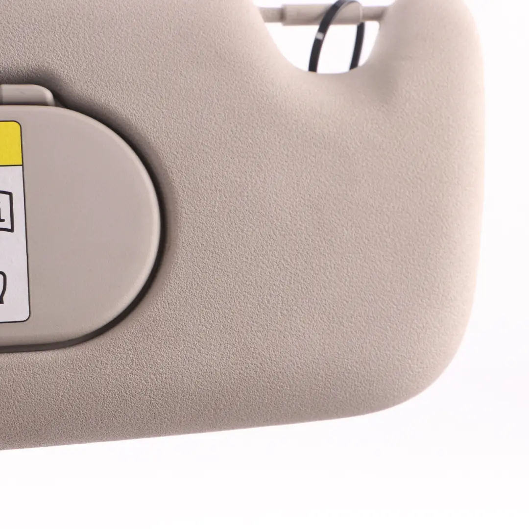 Mini Cooper F55 F56 Sun Visor Label Mirror Panel Left N/S Satellite Grey - SKU rhd-7382101 - Part number 7382101