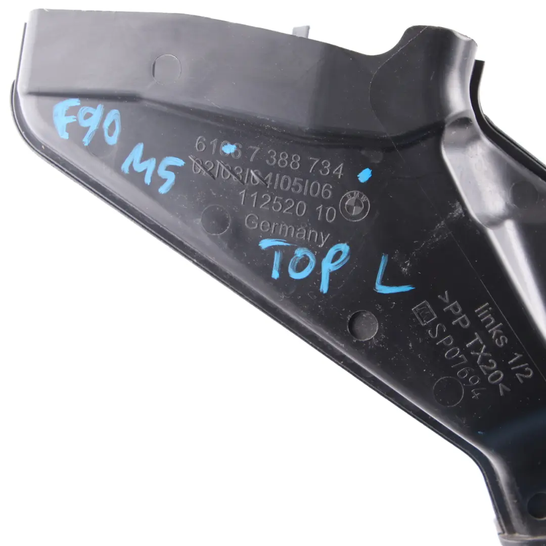 Water Drain Channel Upper Front Left N/S to BMW G30 G31 with Part number 7388734 BMW G30 G31 Water Drain Channel Upper Front Left N/S - SKU rhd-7388734 - Part number 7388734