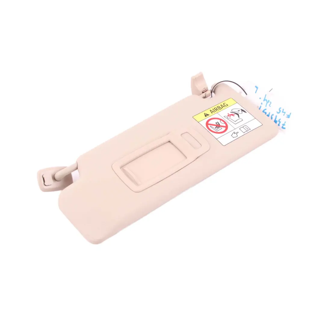 Sun Visor BMW F45 Active Tourer Mirror Label Left N/S Oyster to with Part number 7393759 Sun Visor BMW F45 Active Tourer Mirror Label Left N/S Oyster - SKU rhd-7393759 - Part number 7393759