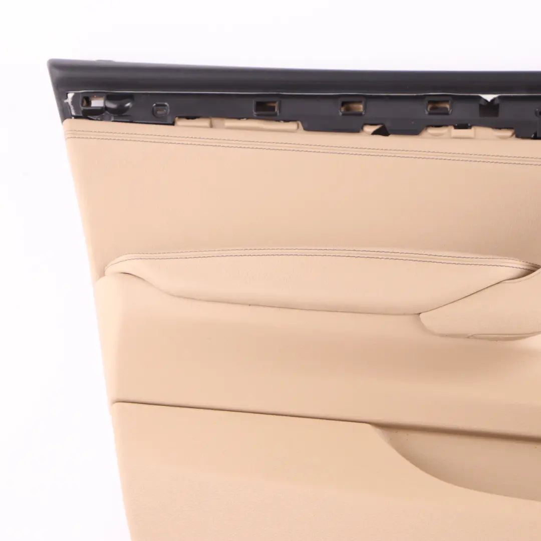 Door Card BMW X3 F25 Front Left N/S Trim Lining Cover Leather Nevada Beige to with Part number 7394541 Door Card BMW X3 F25 Front Left N/S Trim Lining Cover Leather Nevada Beige - SKU rhd-7394541 - Part number 7394541