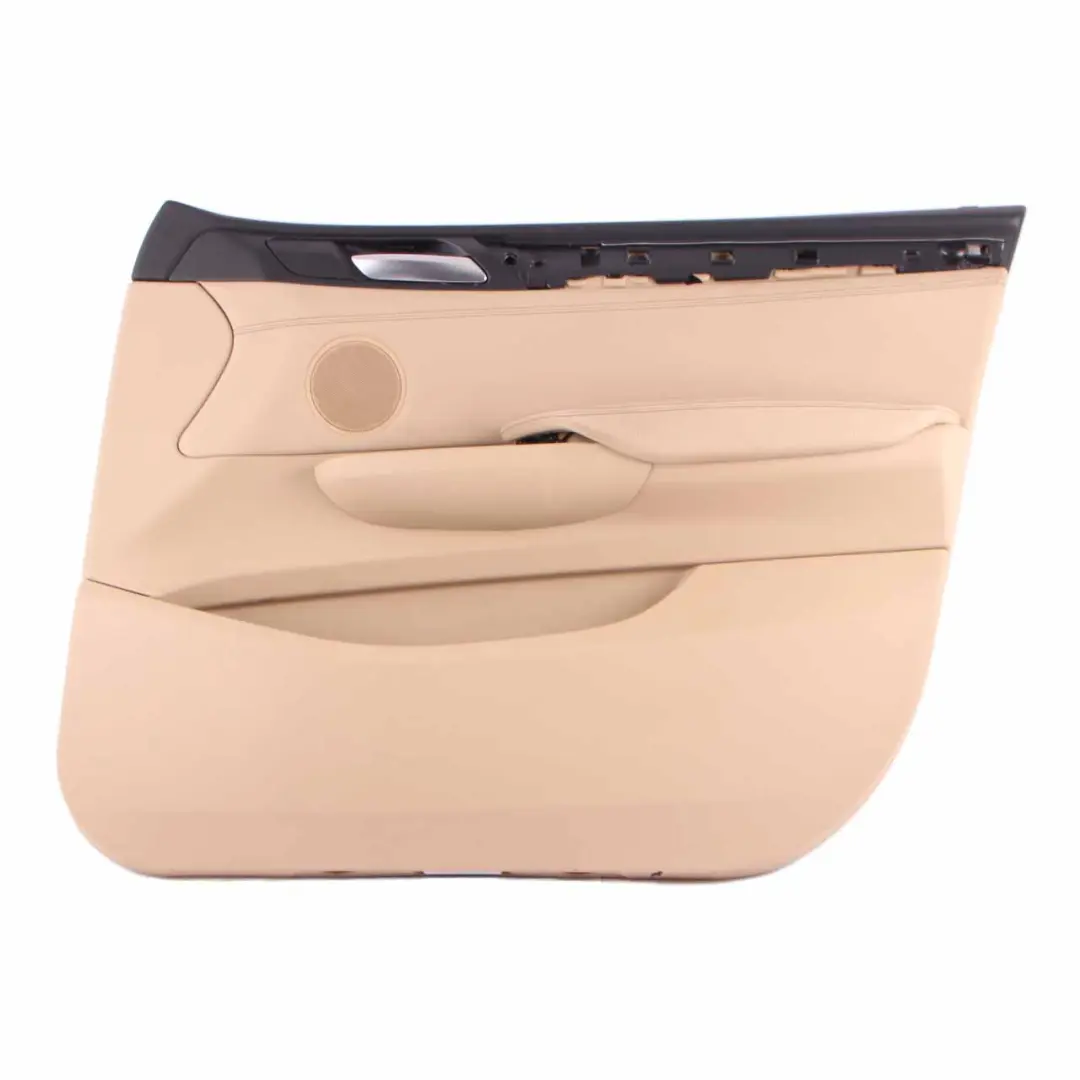 Door Card BMW X3 F25 Front Right O/S Trim Lining Cover Leather Nevada Beige to with Part number 7394542 Door Card BMW X3 F25 Front Right O/S Trim Lining Cover Leather Nevada Beige - SKU rhd-7394542 - Part number 7394542