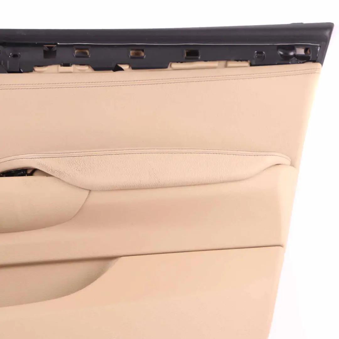 Door Card BMW X3 F25 Front Right O/S Trim Lining Cover Leather Nevada Beige to with Part number 7394542 Door Card BMW X3 F25 Front Right O/S Trim Lining Cover Leather Nevada Beige - SKU rhd-7394542 - Part number 7394542