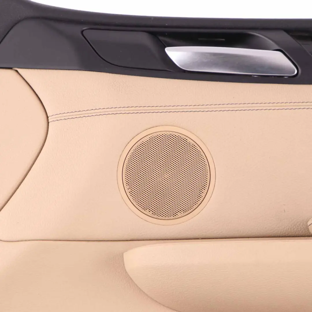 Door Card BMW X3 F25 Front Right O/S Trim Lining Cover Leather Nevada Beige to with Part number 7394542 Door Card BMW X3 F25 Front Right O/S Trim Lining Cover Leather Nevada Beige - SKU rhd-7394542 - Part number 7394542