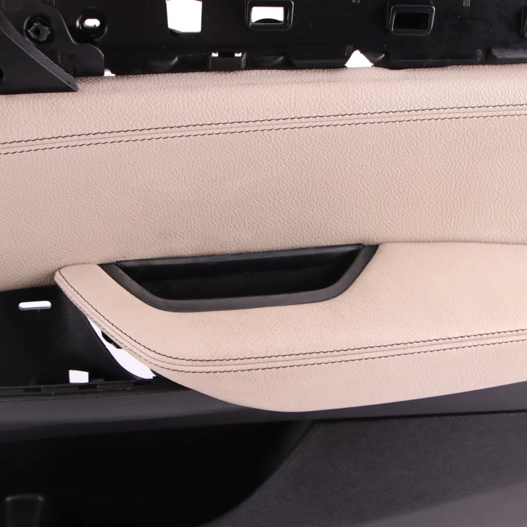 Door Card BMW X3 F25 Front Right O/S Trim Lining Cover Leather Nevada Oyster to with Part number 7394544 Door Card BMW X3 F25 Front Right O/S Trim Lining Cover Leather Nevada Oyster - SKU rhd-7394544 - Part number 7394544
