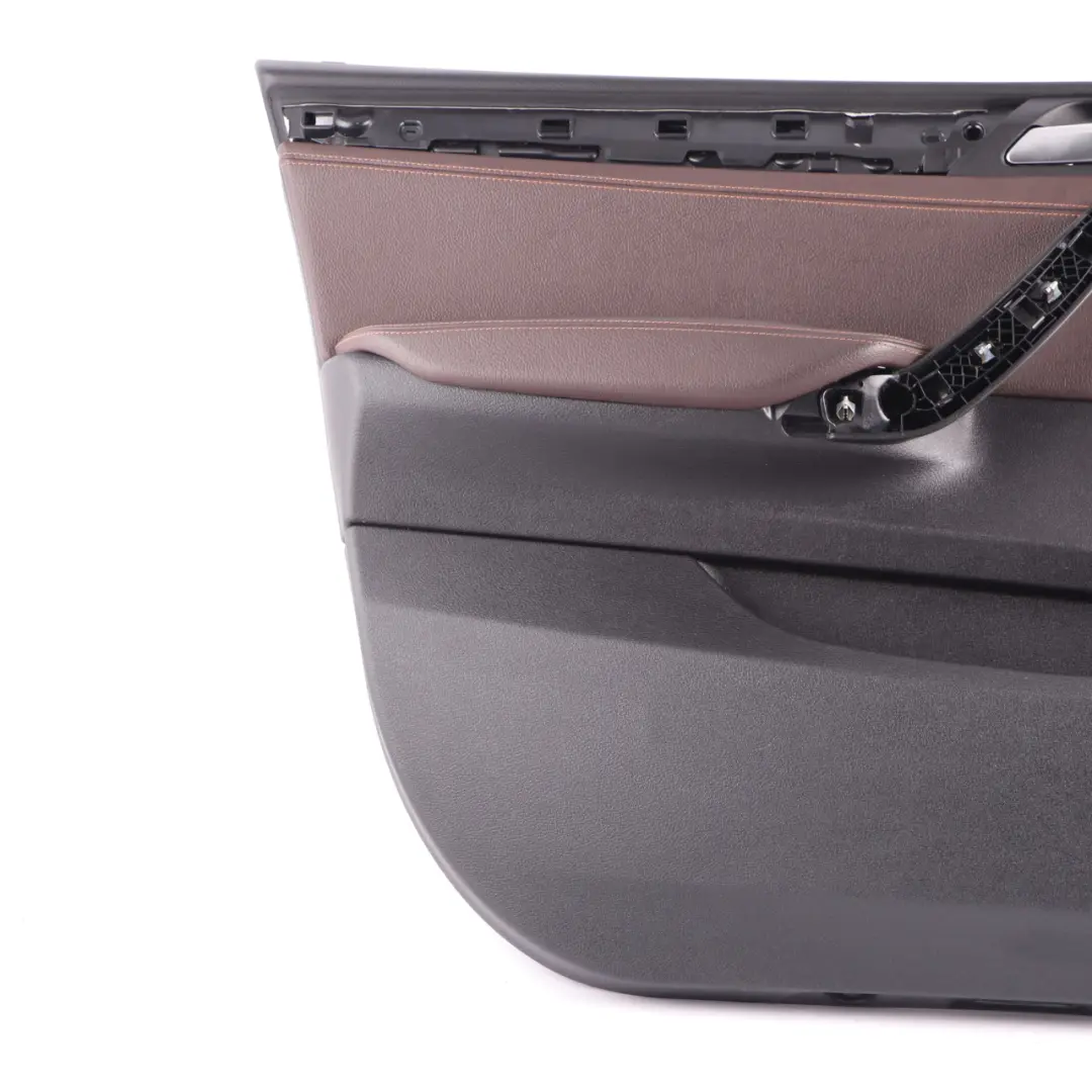 Door Card BMW X3 F25 Front Left N/S Trim Lining Cover Leather Nevada Mokka to with Part number 7394547 Door Card BMW X3 F25 Front Left N/S Trim Lining Cover Leather Nevada Mokka - SKU rhd-7394547 - Part number 7394547