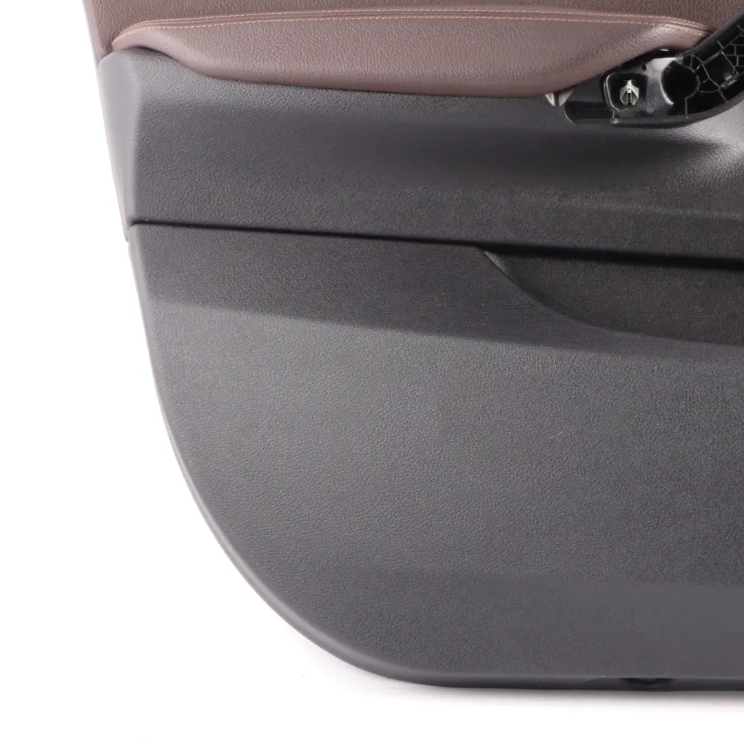 Door Card BMW X3 F25 Front Left N/S Trim Lining Cover Leather Nevada Mokka to with Part number 7394547 Door Card BMW X3 F25 Front Left N/S Trim Lining Cover Leather Nevada Mokka - SKU rhd-7394547 - Part number 7394547