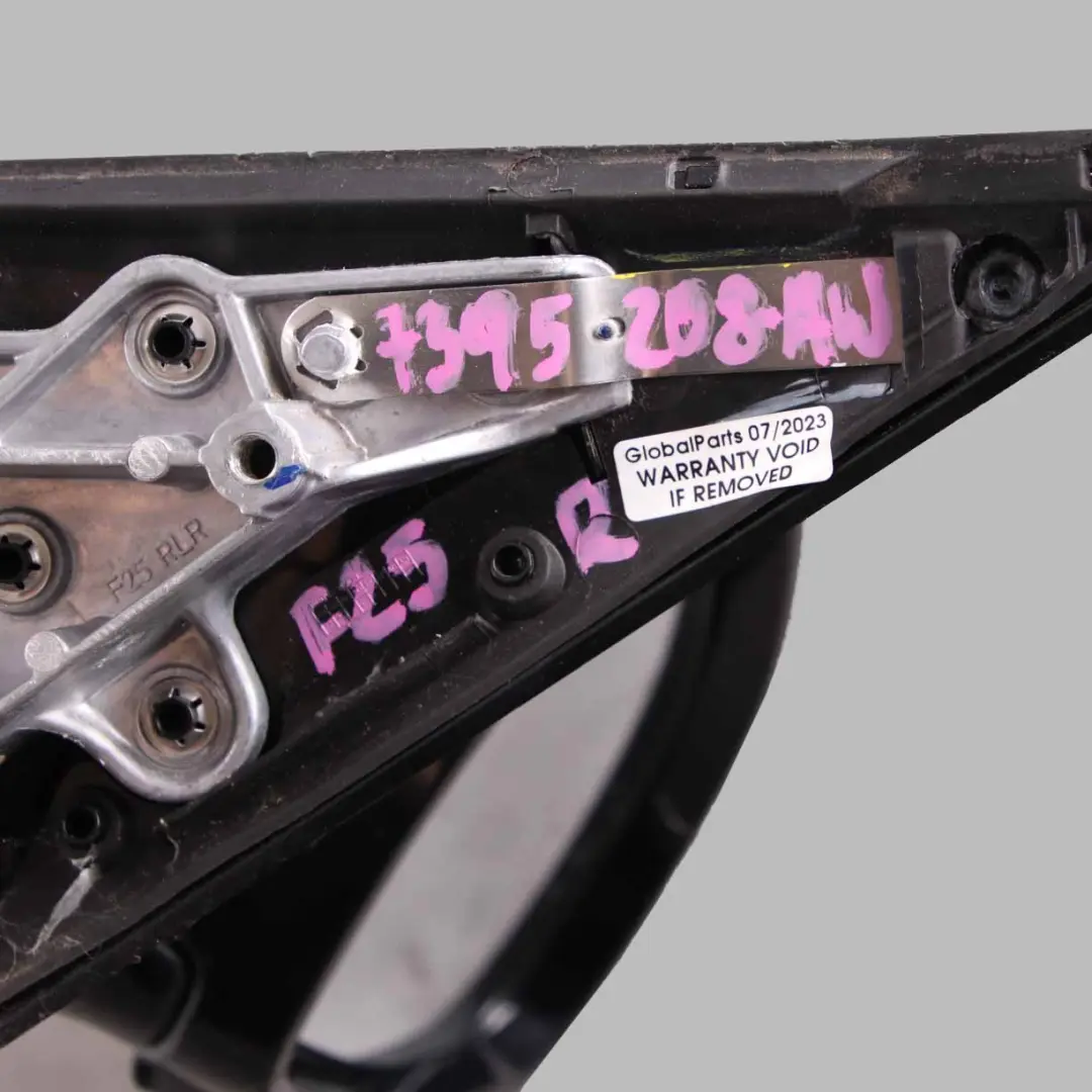 Wing Mirror High Gloss 7 Pins Right O/S Alpinweiss Alpine White - 300 to BMW X3 F25 with Part number 7395208 BMW X3 F25 Wing Mirror High Gloss 7 Pins Right O/S Alpinweiss Alpine White - 300 - SKU rhd-7395208-AW - Part number 7395208