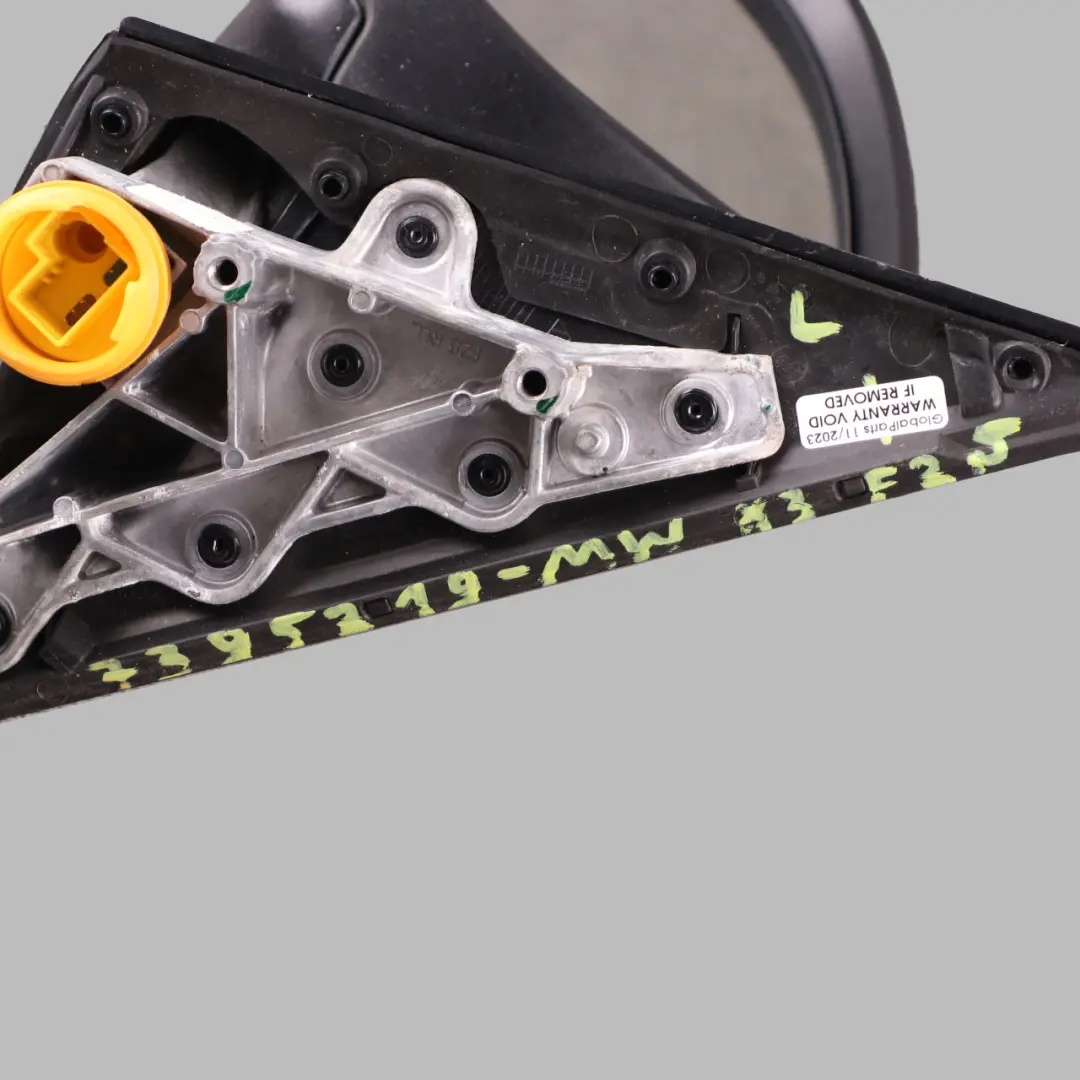 Wing Mirror Heated Auto Dip 5 Pins Door Left N/S Mineral White - A96 to BMW X3 F25 with Part number 7395219 BMW X3 F25 Wing Mirror Heated Auto Dip 5 Pins Door Left N/S Mineral White - A96 - SKU rhd-7395219-MW - Part number 7395219