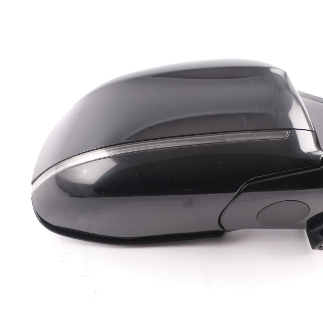 BMW X3 F25 Wing Mirror Heated High Gloss Door Right O/S Black Sapphire - 475 - SKU rhd-7395224-BS - Part number 7395224