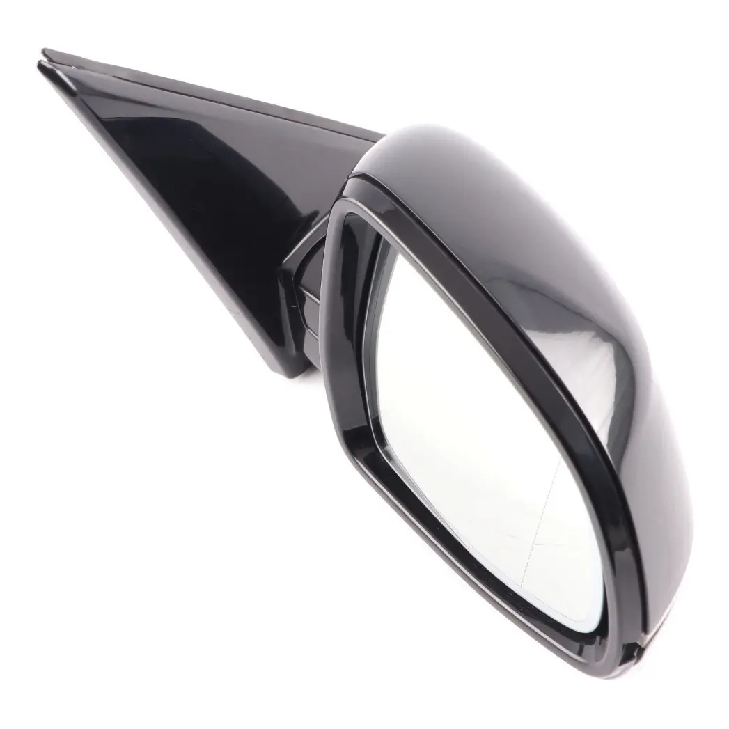 BMW X3 F25 Wing Mirror Heated High Gloss Door Right O/S Black Sapphire - 475 - SKU rhd-7395224-BS - Part number 7395224