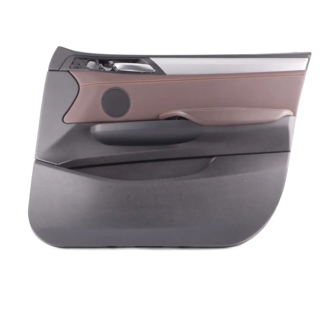 Door Card Front Right O/S Trim Lining Cover Leather Nevada Mokka to BMW X3 F25 with Part number 7395380 BMW X3 F25 Door Card Front Right O/S Trim Lining Cover Leather Nevada Mokka - SKU rhd-7395380 - Part number 7395380