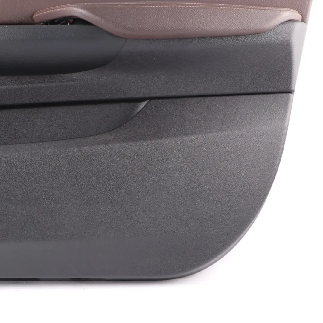 Door Card Front Right O/S Trim Lining Cover Leather Nevada Mokka to BMW X3 F25 with Part number 7395380 BMW X3 F25 Door Card Front Right O/S Trim Lining Cover Leather Nevada Mokka - SKU rhd-7395380 - Part number 7395380