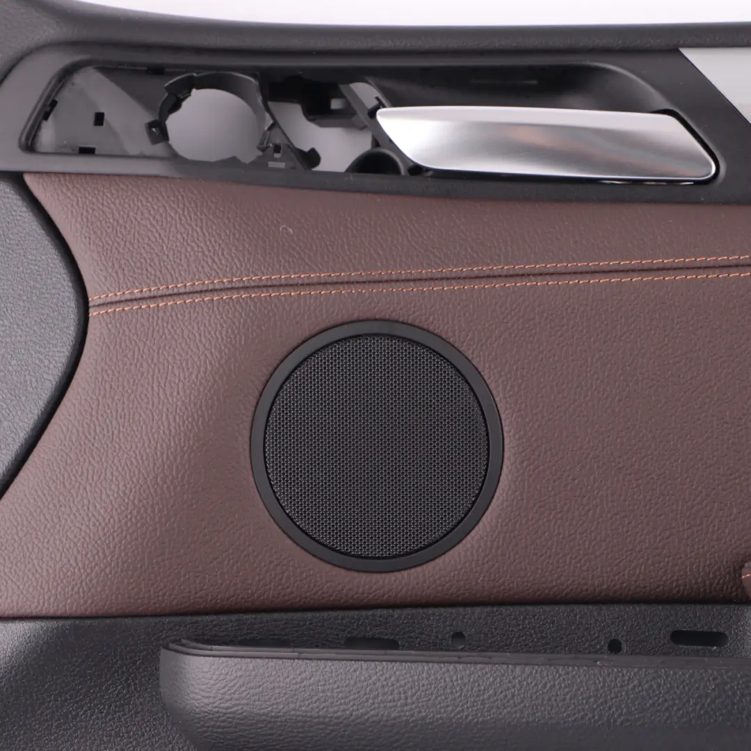 BMW X3 F25 Door Card Front Right O/S Trim Lining Cover Leather Nevada Mokka - SKU rhd-7395380 - Part number 7395380