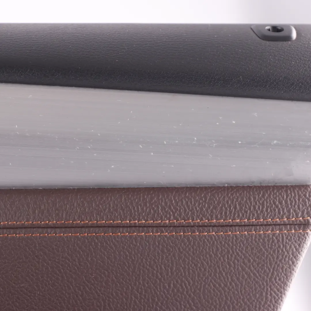 Door Card Front Right O/S Trim Lining Cover Leather Nevada Mokka to BMW X3 F25 with Part number 7395380 BMW X3 F25 Door Card Front Right O/S Trim Lining Cover Leather Nevada Mokka - SKU rhd-7395380 - Part number 7395380