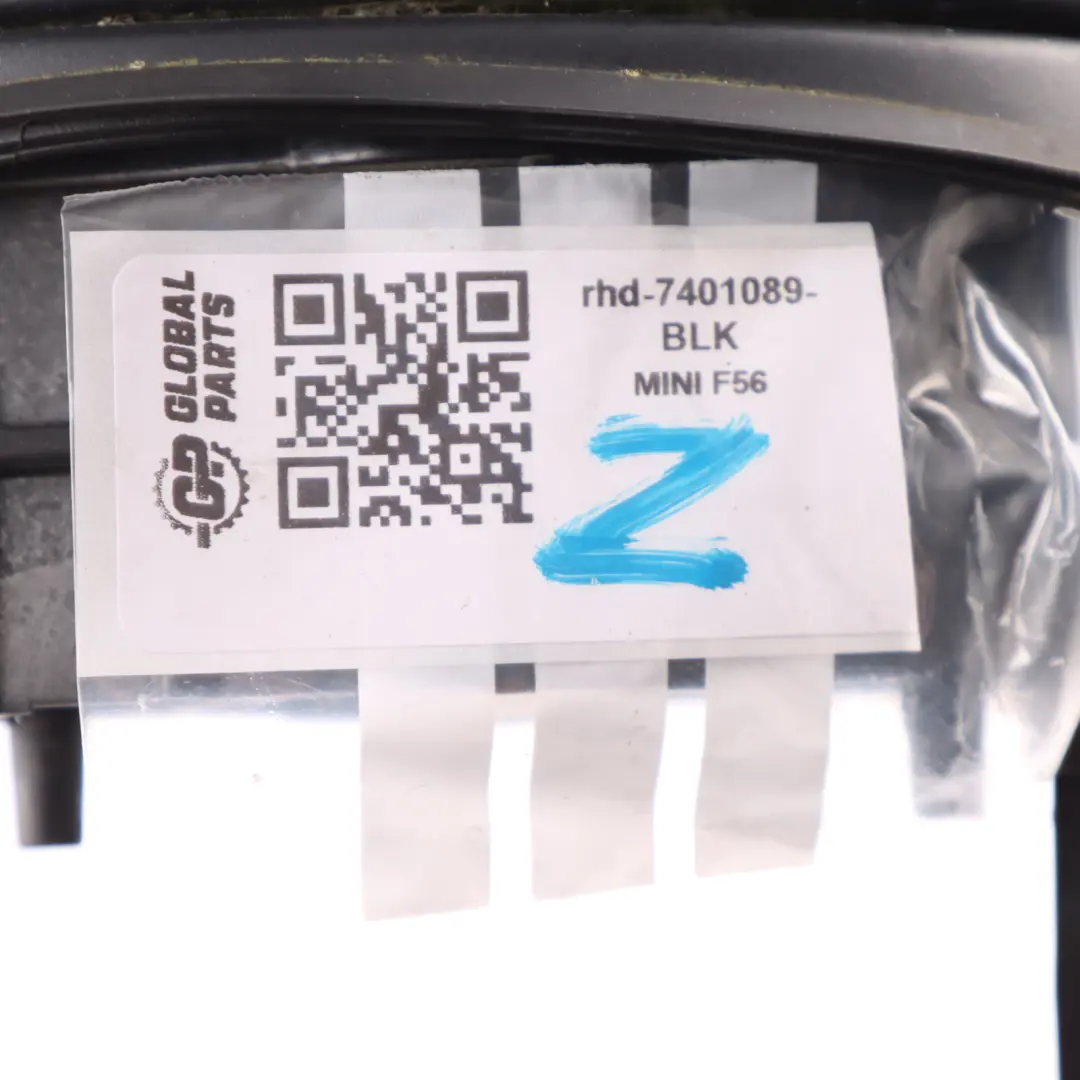  Wing Mirror Mini Cooper One F55 F56 F57 Left N/S Outside Heated Black - SKU rhd-7401089-BLK - Part number 7401089