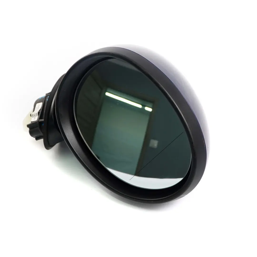 Mini Cooper F55 F56 F57 Right O/S Outside Heated Wing Mirror Deep Blue B69 - SKU rhd-7401090-DEEP - Part number 7401090
