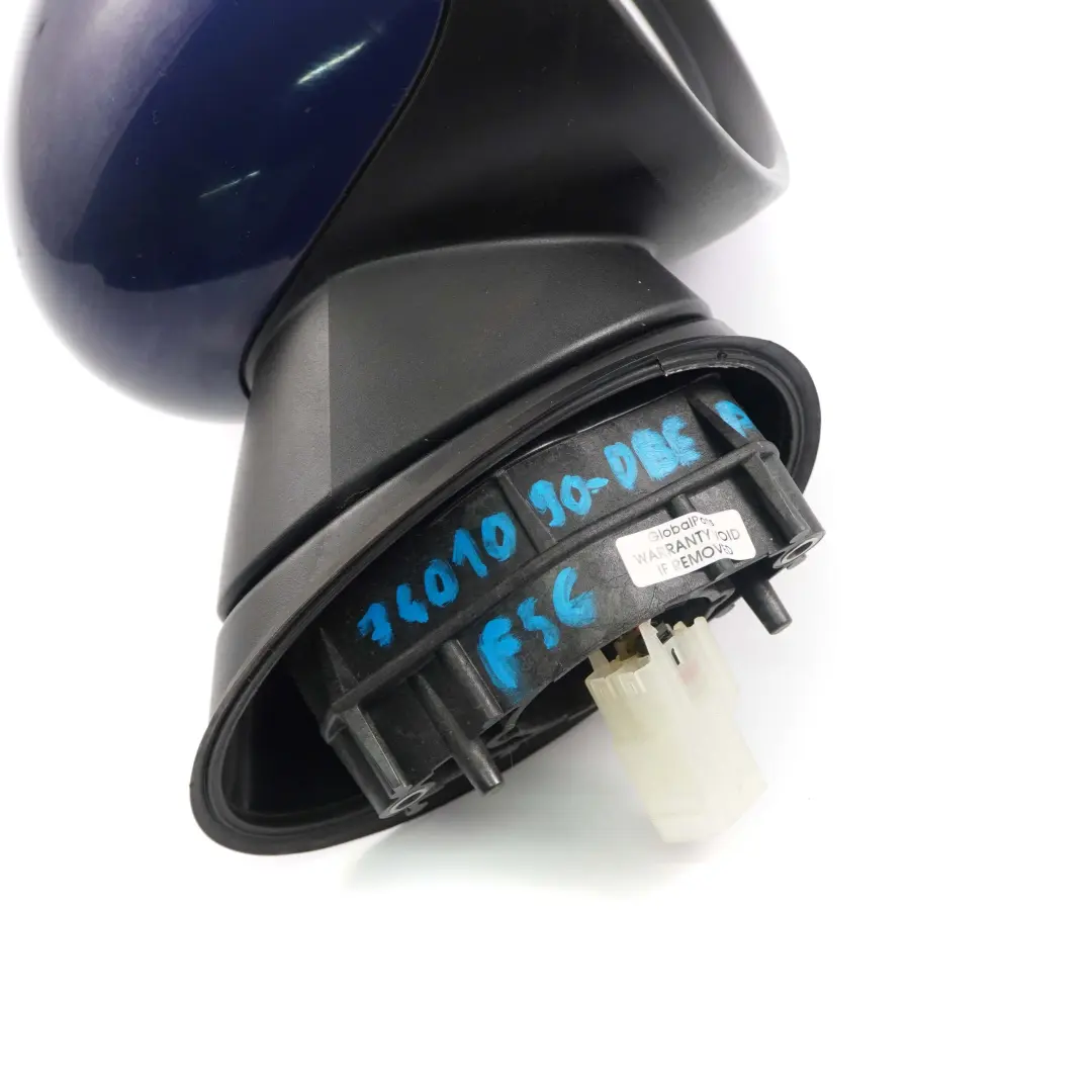 Right O/S Outside Heated Wing Mirror Deep Blue B69 to Mini Cooper F55 F56 F57 with Part number 7401090 Mini Cooper F55 F56 F57 Right O/S Outside Heated Wing Mirror Deep Blue B69 - SKU rhd-7401090-DEEP - Part number 7401090