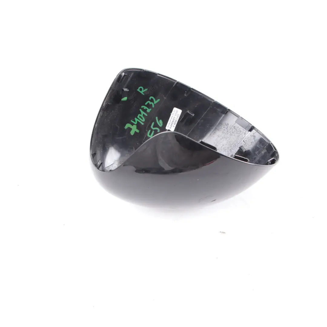 Wing Mirror Cover Mini Cooper F55 F56 F60 Cap Casing Right O/S Door Black - SKU rhd-7401232-BLK - Part number 7401232