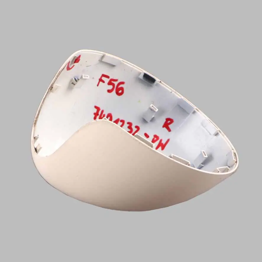 Wing Mirror Cover Mini F55 F56 F60 Cap Casing Right O/S Door Pepper White - 850 to with Part number 7401232 Wing Mirror Cover Mini F55 F56 F60 Cap Casing Right O/S Door Pepper White - 850 - SKU rhd-7401232-PW - Part number 7401232