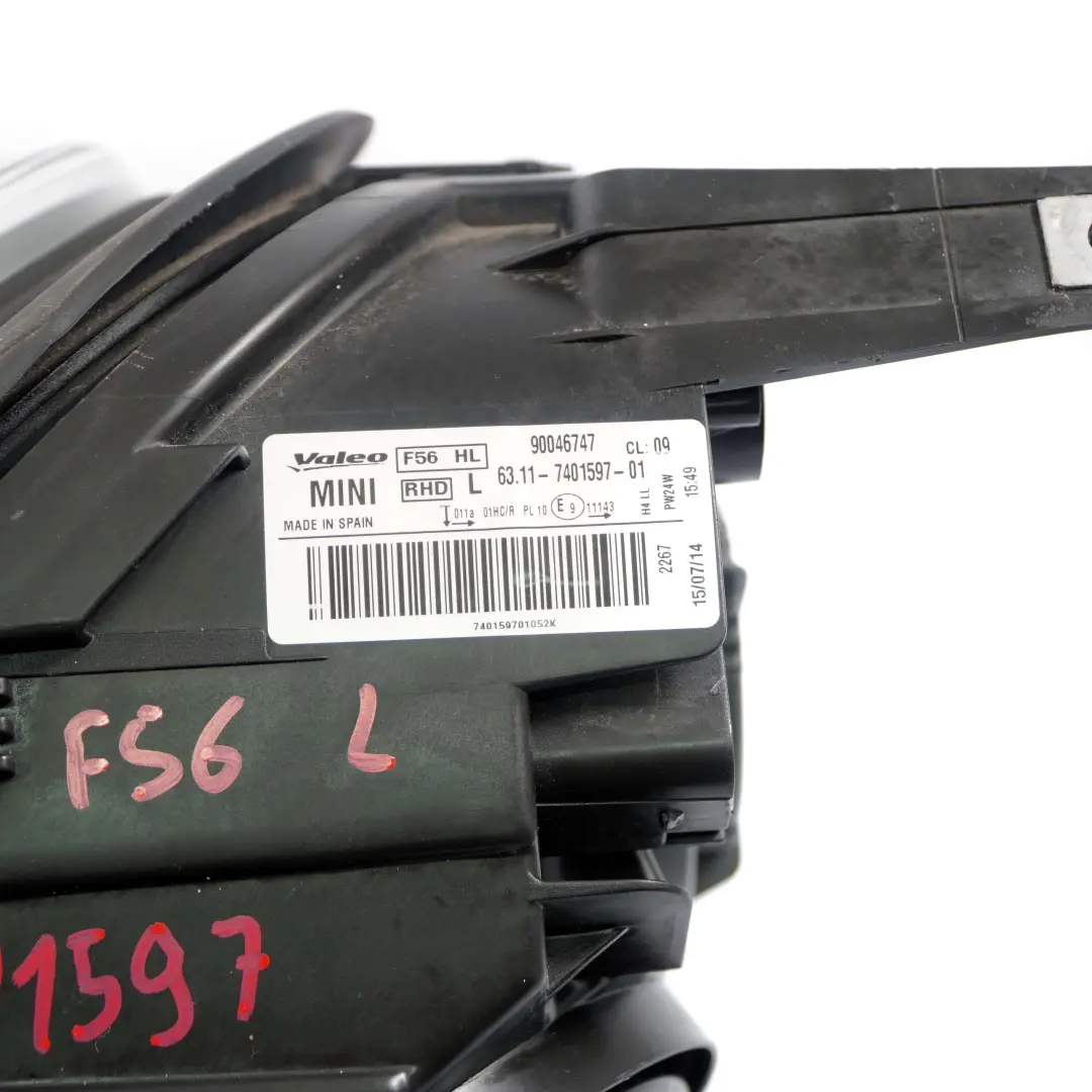 Headlight Headlamp Lamp Turn Indicator Yellow Left N/S to MINI Cooper F55 F56 F57 with Part number 7401597 MINI Cooper F55 F56 F57 Headlight Headlamp Lamp Turn Indicator Yellow Left N/S - SKU rhd-7401597 - Part number 7401597