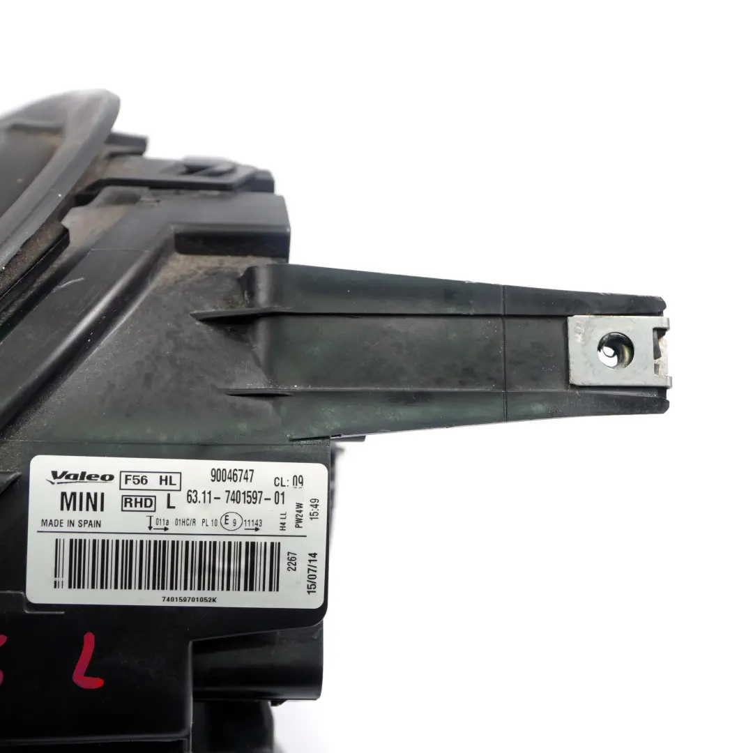 MINI Cooper F55 F56 F57 Headlight Headlamp Lamp Turn Indicator Yellow Left N/S - SKU rhd-7401597 - Part number 7401597