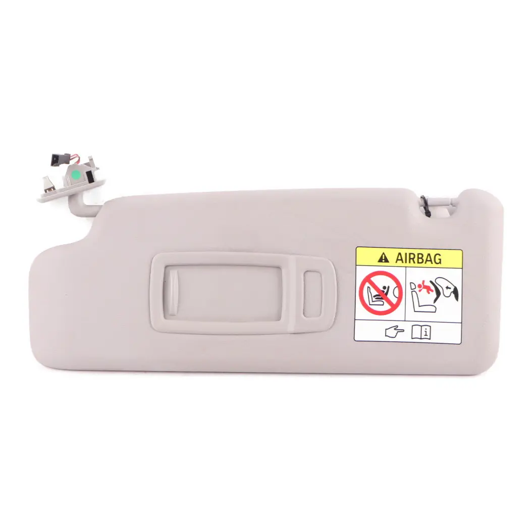 Sun Visor Cover Label Mirror Left N/S Everest Grey to BMW F46 with Part number 7402857 BMW F46 Sun Visor Cover Label Mirror Left N/S Everest Grey - SKU rhd-7402857 - Part number 7402857
