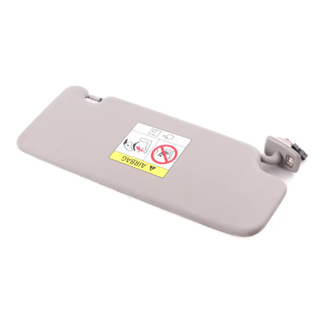 BMW F46 Sun Visor Cover Label Mirror Left N/S Everest Grey - SKU rhd-7402857 - Part number 7402857