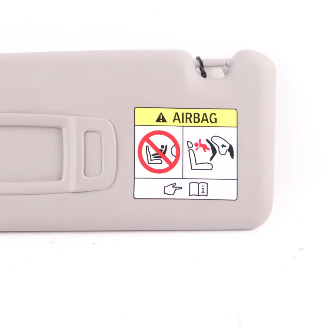Sun Visor Cover Label Mirror Left N/S Everest Grey to BMW F46 with Part number 7402857 BMW F46 Sun Visor Cover Label Mirror Left N/S Everest Grey - SKU rhd-7402857 - Part number 7402857