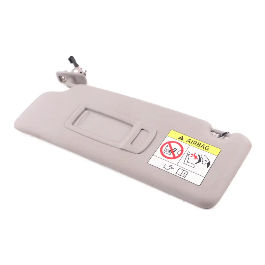 Sun Visor Cover Label Mirror Left N/S Everest Grey to BMW F46 with Part number 7402857 BMW F46 Sun Visor Cover Label Mirror Left N/S Everest Grey - SKU rhd-7402857 - Part number 7402857