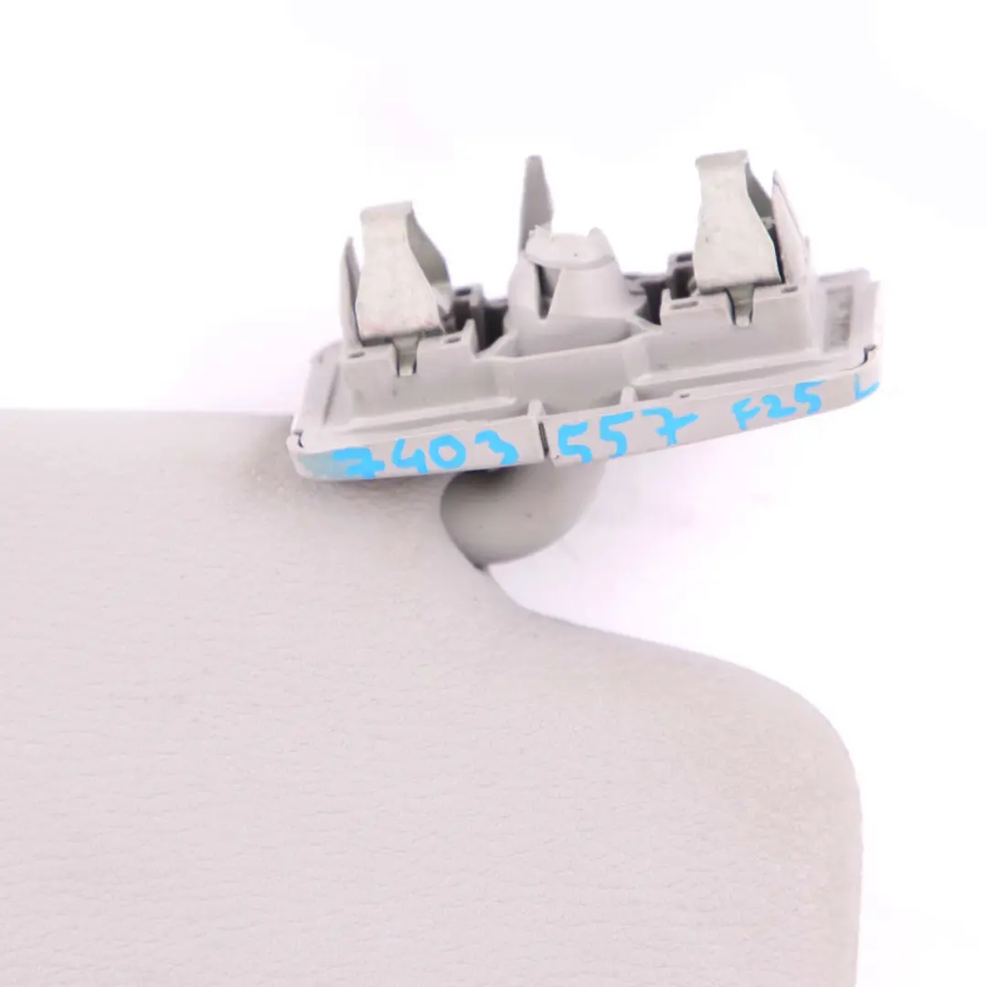 Sun Visor BMW X3 F25 X4 F26 Left Mirror Illuminated N/S Grey to with Part number 7403557 Sun Visor BMW X3 F25 X4 F26 Left Mirror Illuminated N/S Grey - SKU rhd-7403557 - Part number 7403557