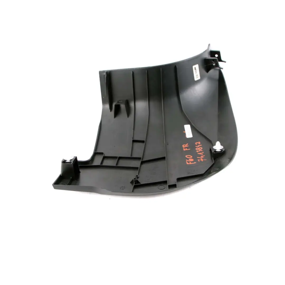 Side Trim Panel Front Right O/S Bottom Cover Black to Mini Countryman F60 with Part number 7380291 Mini Countryman F60 Side Trim Panel Front Right O/S Bottom Cover Black - SKU rhd-7413842 - Part number 7380291