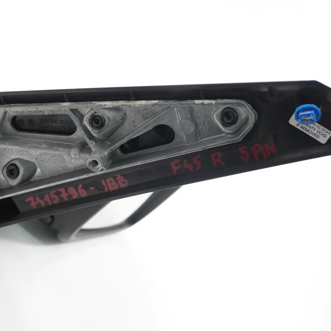 BMW F45 Wing Mirror Outside Door Right O/S Power Fold Auto Dip Imperial Blue A89 - SKU rhd-7415796-IBB - Part number 7415796
