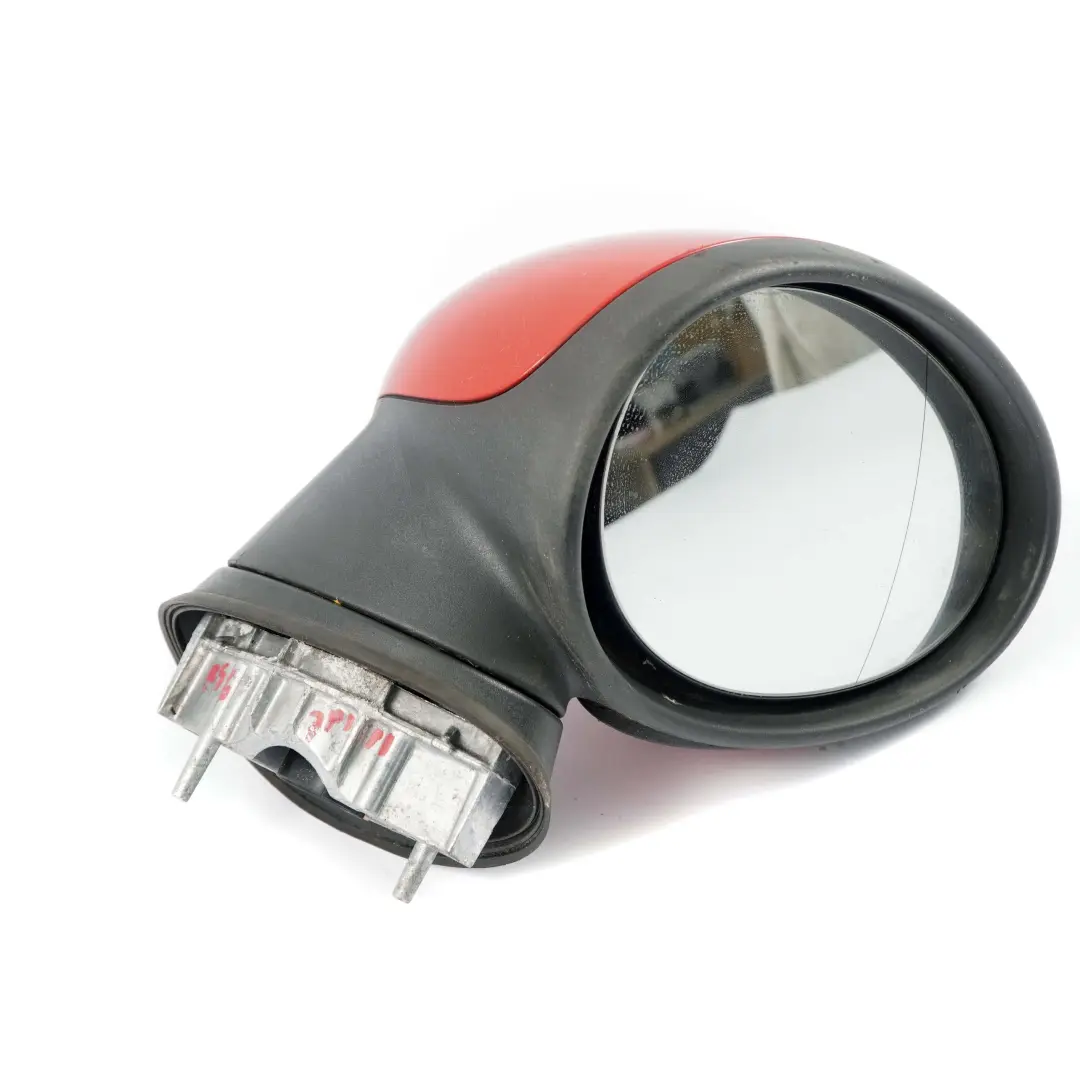 Mini Cooper R55 R56 Right Door Wing Mirror Power Fold O/S 7 Pins Chili Red 851 - SKU rhd-7417466-CHRED - Part number 7417466