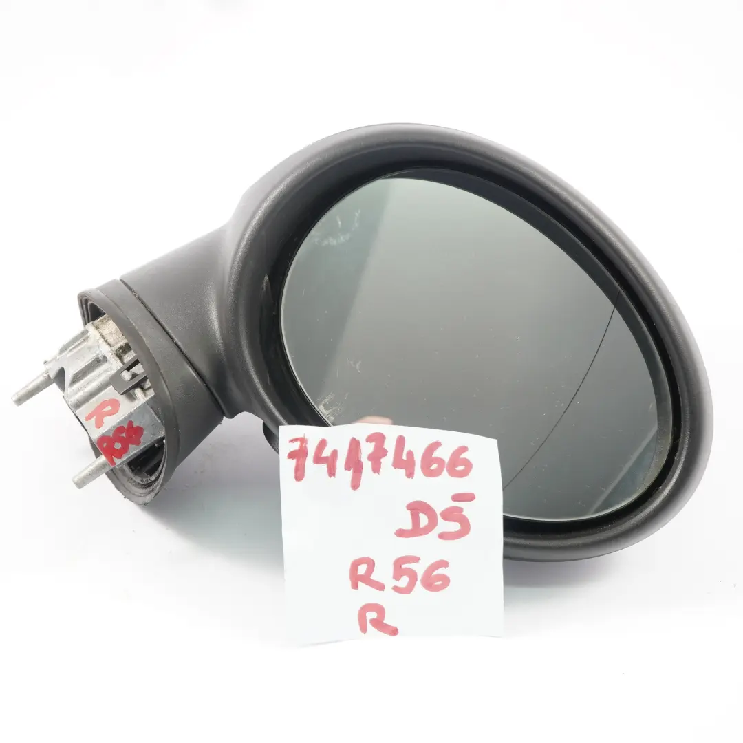 Wing Mirror Mini Cooper R55 R56 Right Door Power Fold Heated O/S Dark Silver 871 to with Part number 7417466 Wing Mirror Mini Cooper R55 R56 Right Door Power Fold Heated O/S Dark Silver 871 - SKU rhd-7417466-DS - Part number 7417466