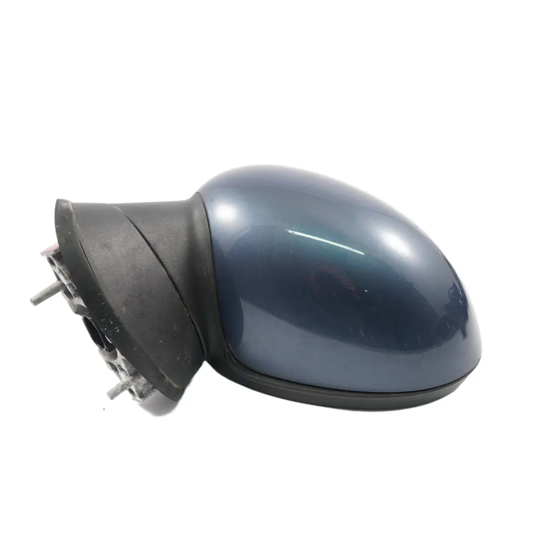 Right Door Wing Mirror Power Fold O/S 7 Pins Horizon Blue to Mini Cooper R55 R56 with Part number 7417466 Mini Cooper R55 R56 Right Door Wing Mirror Power Fold O/S 7 Pins Horizon Blue - SKU rhd-7417466-HB - Part number 7417466