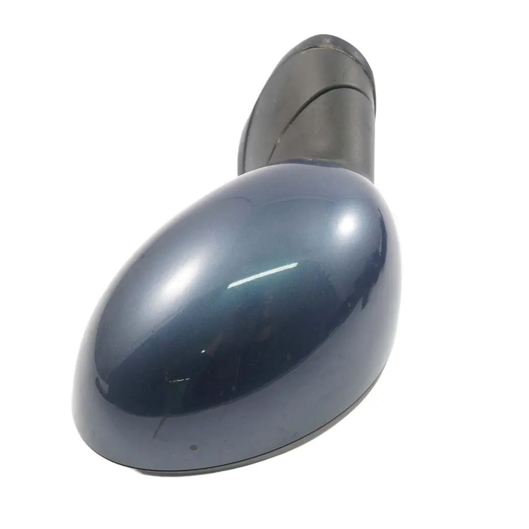 Right Door Wing Mirror Power Fold O/S 7 Pins Horizon Blue to Mini Cooper R55 R56 with Part number 7417466 Mini Cooper R55 R56 Right Door Wing Mirror Power Fold O/S 7 Pins Horizon Blue - SKU rhd-7417466-HB - Part number 7417466