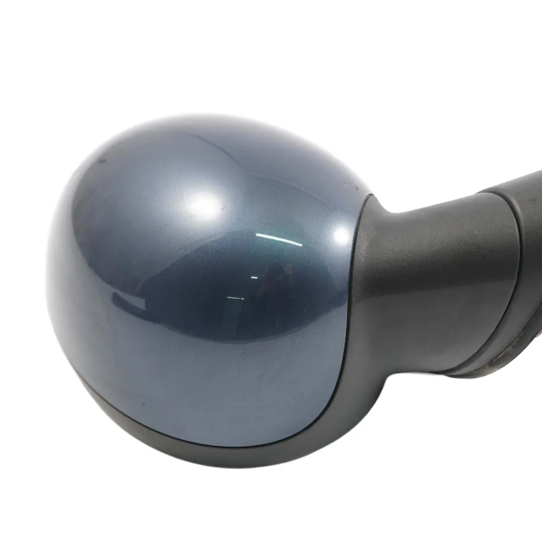 Right Door Wing Mirror Power Fold O/S 7 Pins Horizon Blue to Mini Cooper R55 R56 with Part number 7417466 Mini Cooper R55 R56 Right Door Wing Mirror Power Fold O/S 7 Pins Horizon Blue - SKU rhd-7417466-HB - Part number 7417466