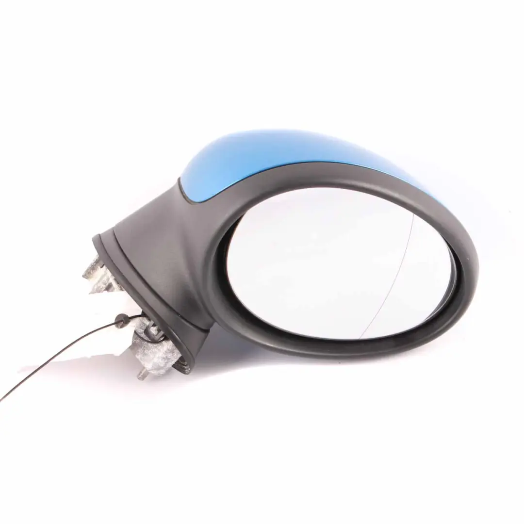 Right Door Wing Mirror Power Fold O/S Laser Blue to Mini Cooper One R55 R56 with Part number 7417466 Mini Cooper One R55 R56 Right Door Wing Mirror Power Fold O/S Laser Blue - SKU rhd-7417466-LAB - Part number 7417466