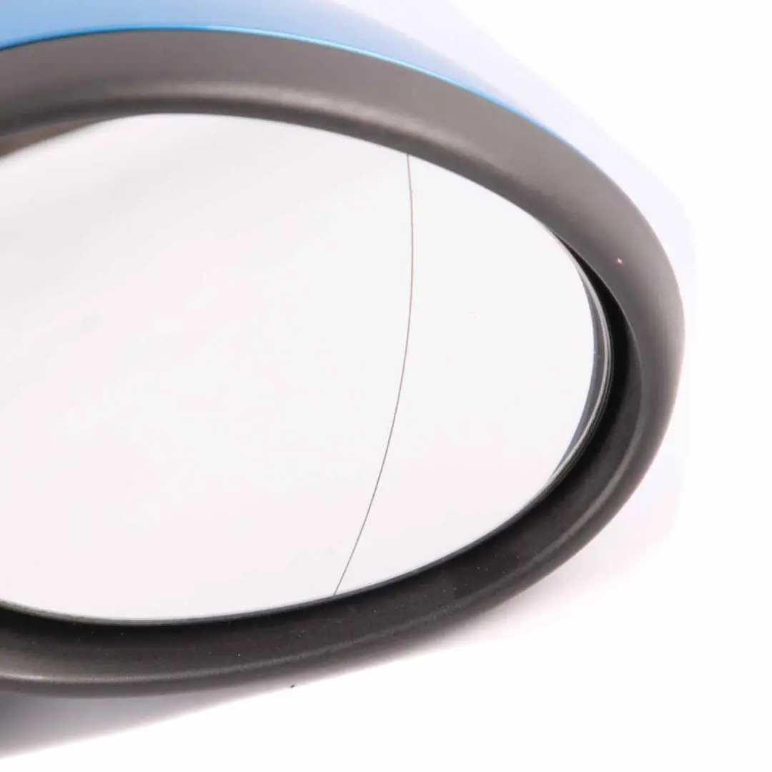 Right Door Wing Mirror Power Fold O/S Laser Blue to Mini Cooper One R55 R56 with Part number 7417466 Mini Cooper One R55 R56 Right Door Wing Mirror Power Fold O/S Laser Blue - SKU rhd-7417466-LAB - Part number 7417466