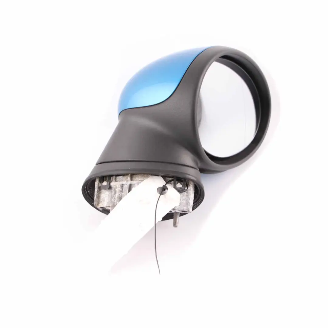 Mini Cooper One R55 R56 Right Door Wing Mirror Power Fold O/S Laser Blue - SKU rhd-7417466-LAB - Part number 7417466