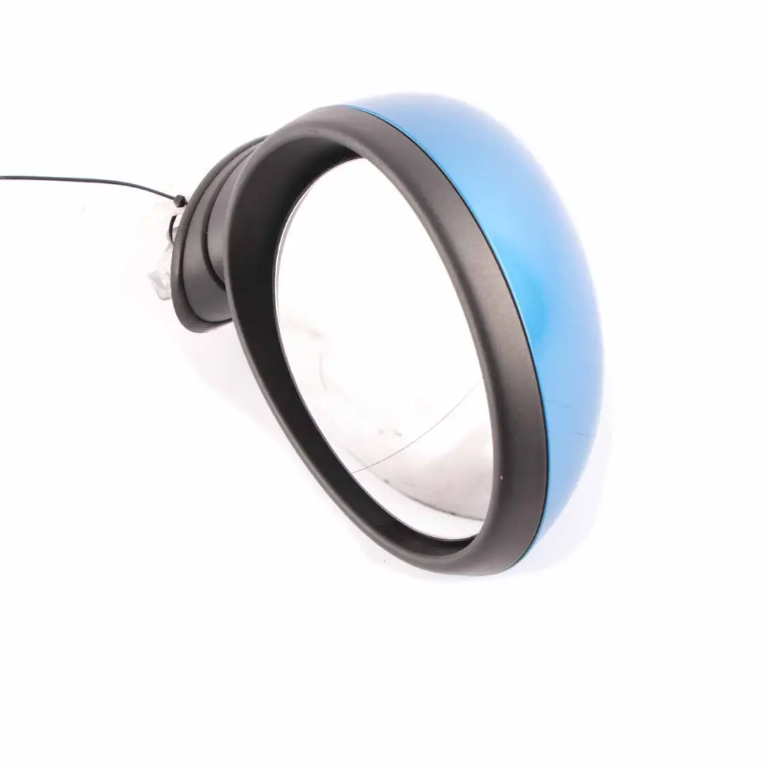 Mini Cooper One R55 R56 Right Door Wing Mirror Power Fold O/S Laser Blue - SKU rhd-7417466-LAB - Part number 7417466