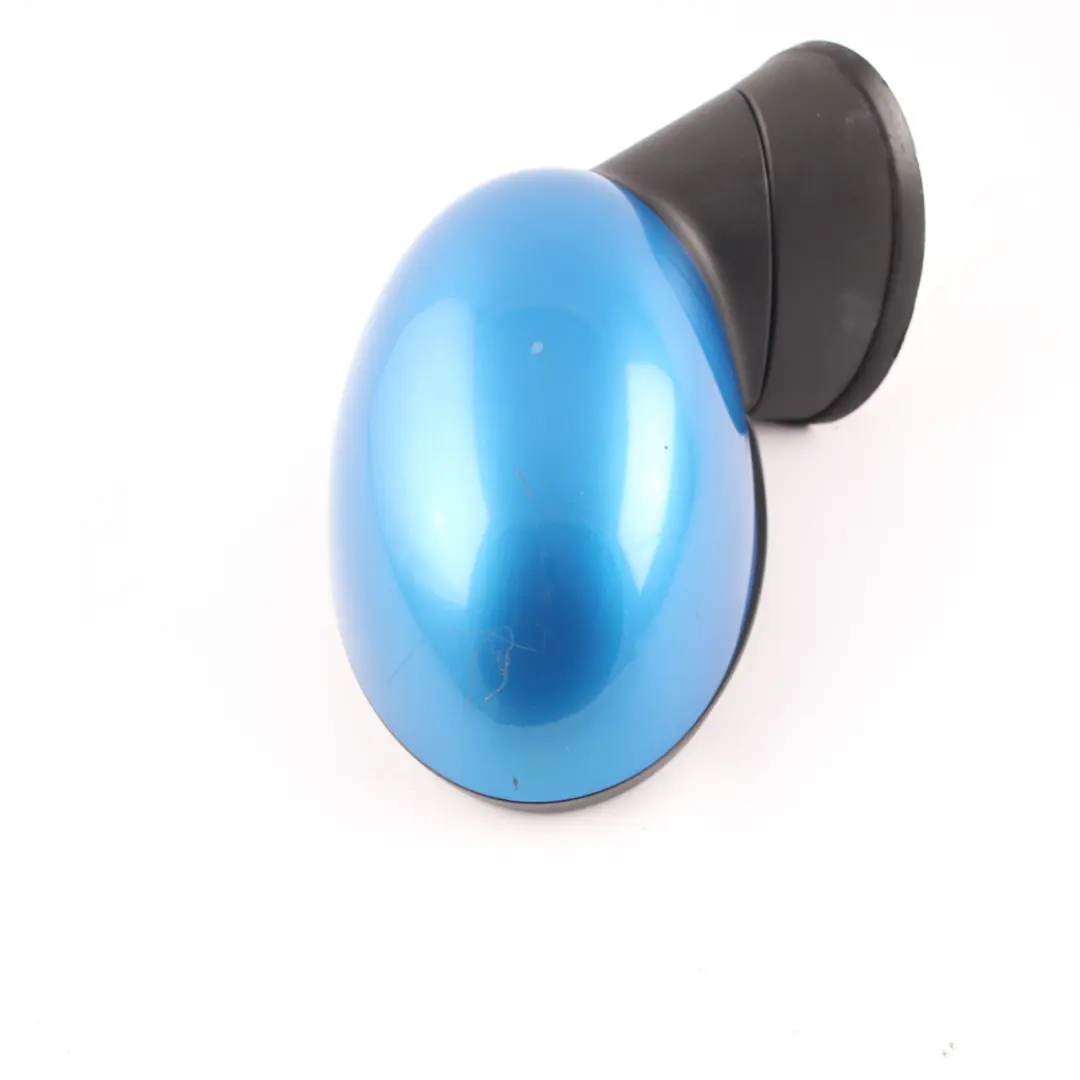 Right Door Wing Mirror Power Fold O/S Laser Blue to Mini Cooper One R55 R56 with Part number 7417466 Mini Cooper One R55 R56 Right Door Wing Mirror Power Fold O/S Laser Blue - SKU rhd-7417466-LAB - Part number 7417466